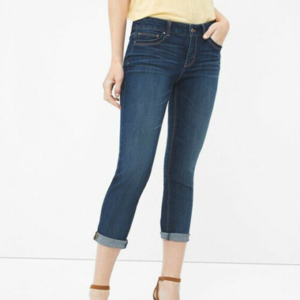 White House Black Market Jeans Pants Sytlish Noir